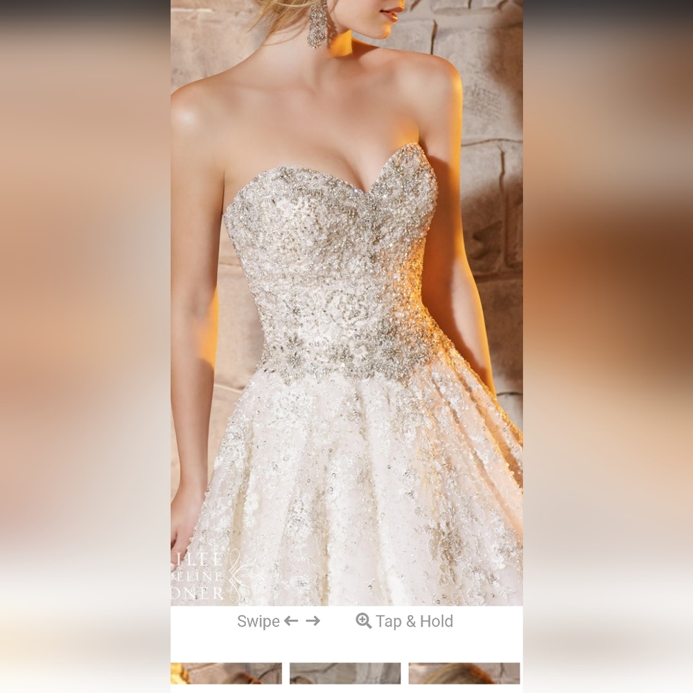 Morilee Style 2791... back has been altered to a corset back.